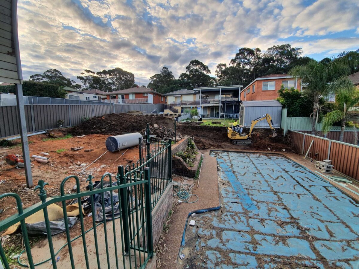 Residential Pool Construction 3 Backyard and Pool Before 3 scaled